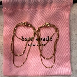 Kate Spade know the ropes large snake chain hoop
